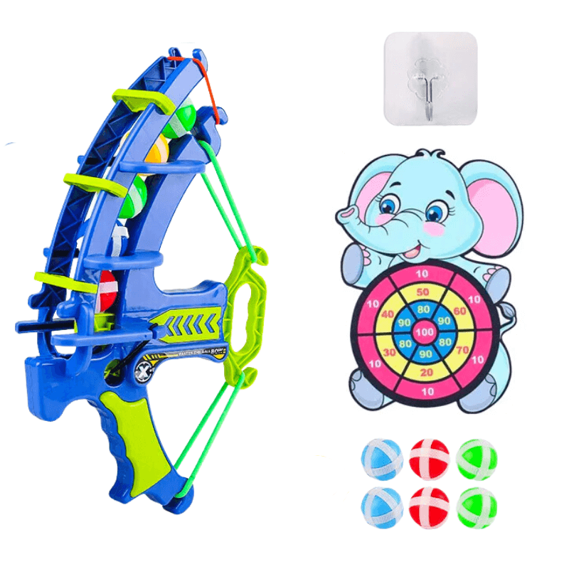 ArkShot – Bow with Target, 6 balls & wall hook