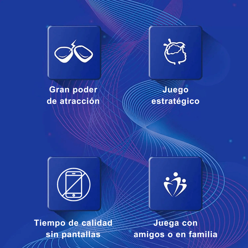 Magnetic checkers – Board game with 20 Magnets