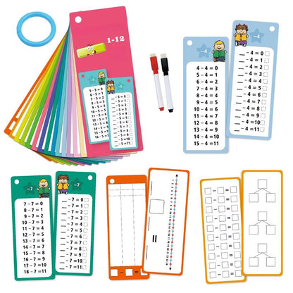 Reusable operations boards – Times tables, division, addition & subtraction 1–12 with Markers