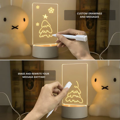 LED bedside writing & drawing board