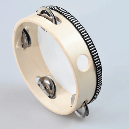 Wooden Tambourine with Jingles