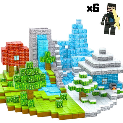 Creative magnetic blocks – Cubes with 8 Magnets for Endless Builds