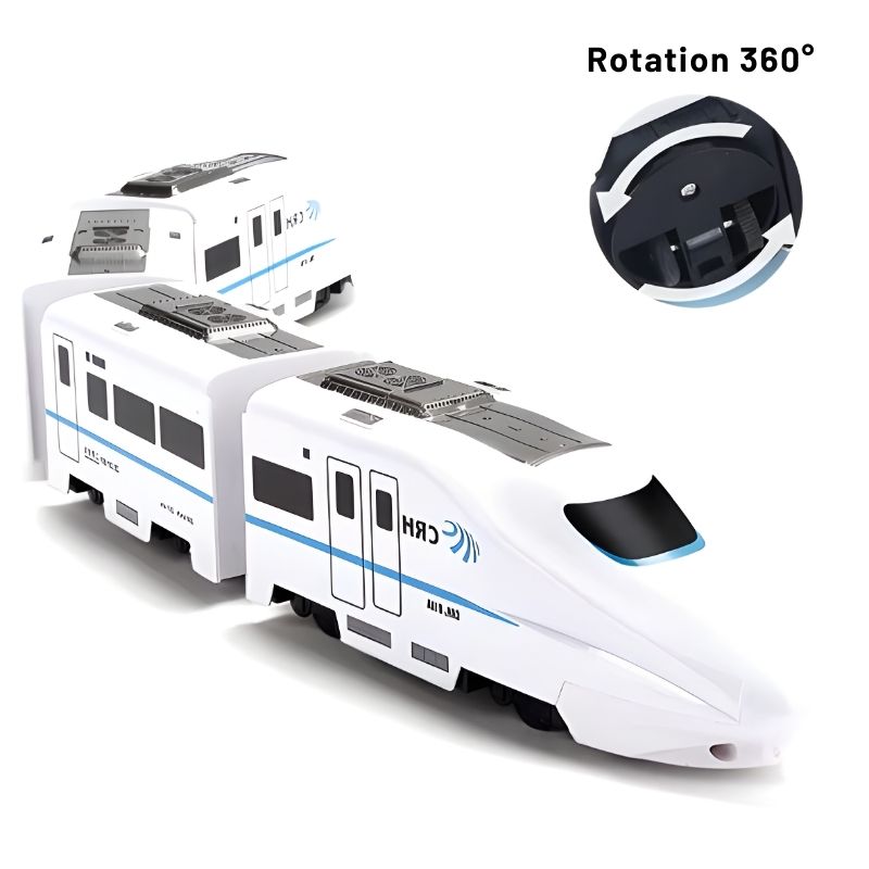 Obstacle-avoiding train – Automatic turning with music & light