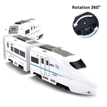 Obstacle-avoiding train – Automatic turning with music & light