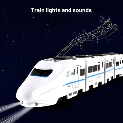 Obstacle-avoiding train – Automatic turning with music & light