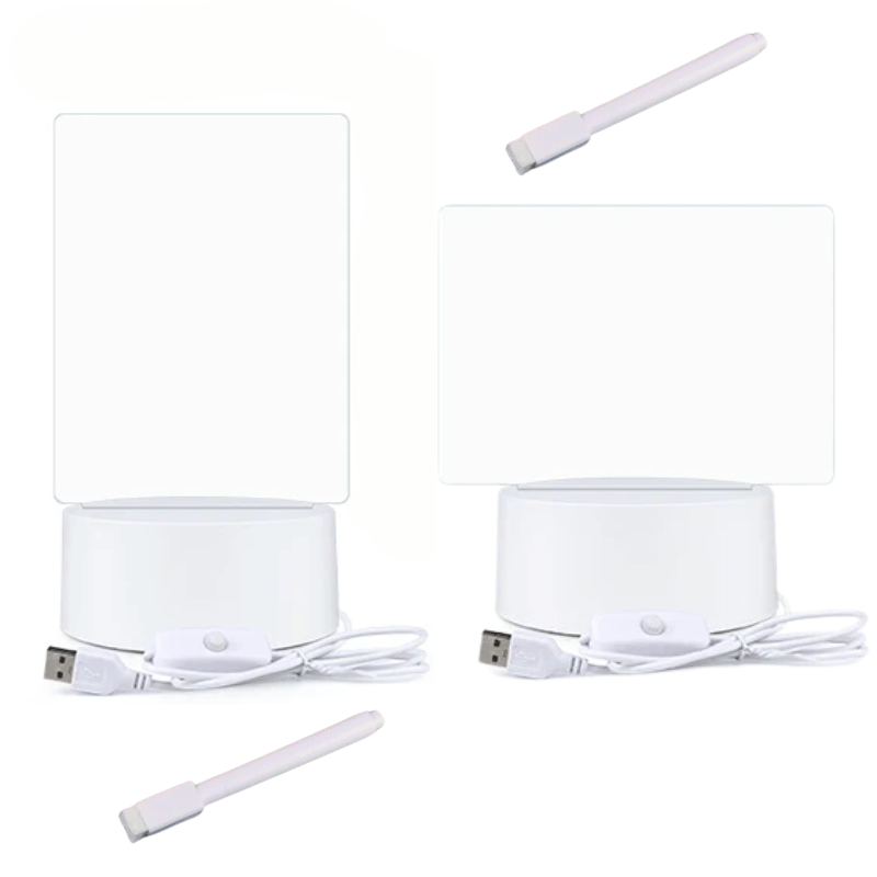 LED bedside writing & drawing board