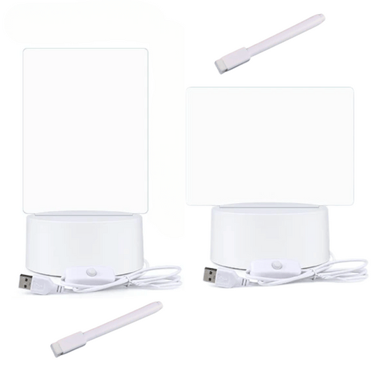 LED bedside writing & drawing board