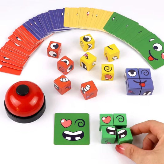 Copy the faces! – Fast-paced family board game