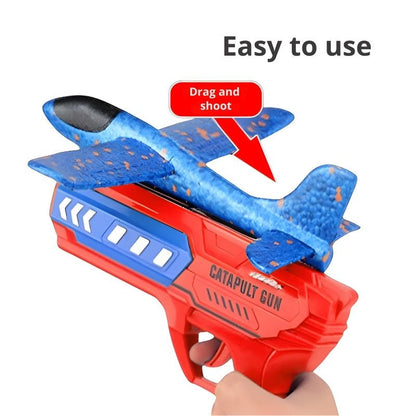Glider Plane with Launcher Gun