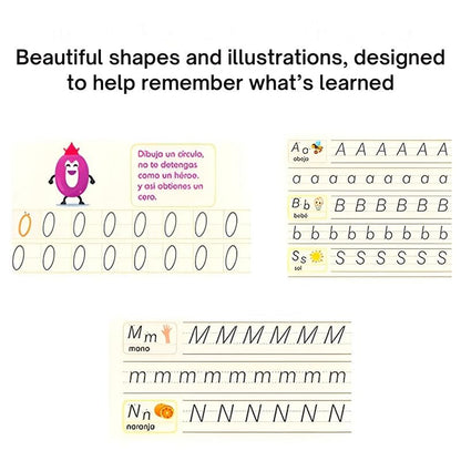 Magic workbooks – Reusable handwriting books with self-erasing ink (pack of 4)