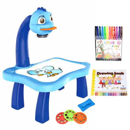 Tracing Projector with board, markers, eraser & templates