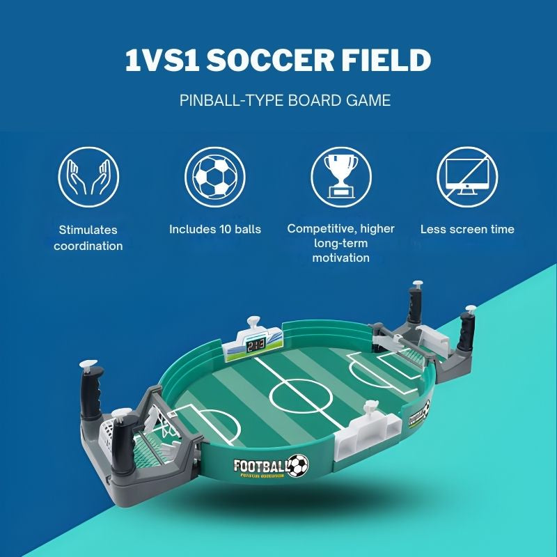 FURBITO – 1‑on‑1 football field, pinball-style tabletop game