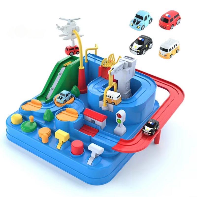 Car Track Controlled with Levers