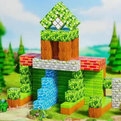 Creative magnetic blocks – Cubes with 8 Magnets for Endless Builds