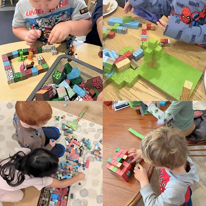 Creative magnetic blocks – Cubes with 8 Magnets for Endless Builds