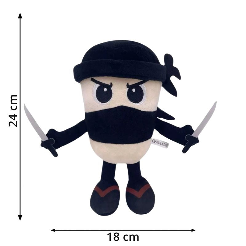 Brainrot Plush Toys 21–40cm – Tungtung sahur, tralarero tralala, ballerina capuchina...