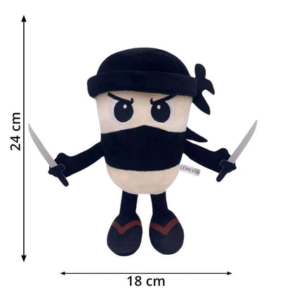 Brainrot Plush Toys 21–40cm – Tungtung sahur, tralarero tralala, ballerina capuchina...