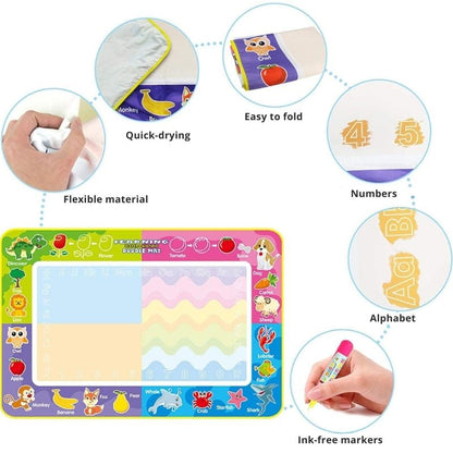 Magic water drawing mat + accessories