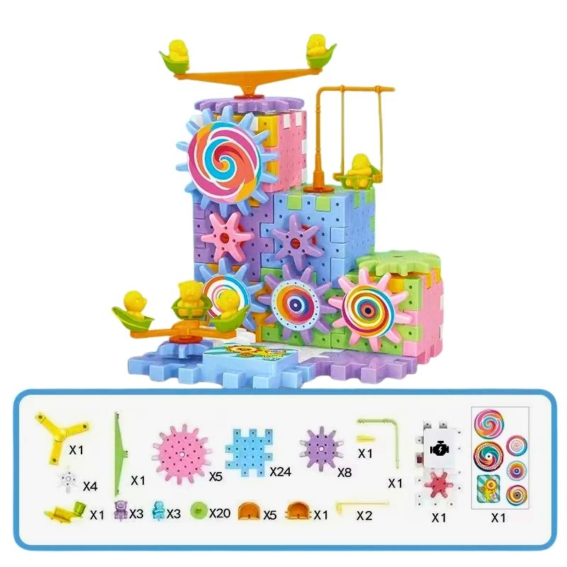 Rotating Park – Gear construction set with Motor