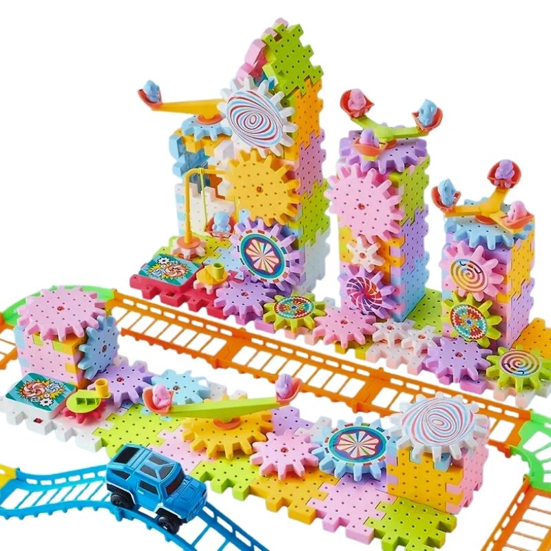 Rotating Park – Gear construction set with Motor