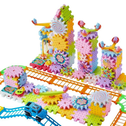 Rotating Park – Gear construction set with Motor