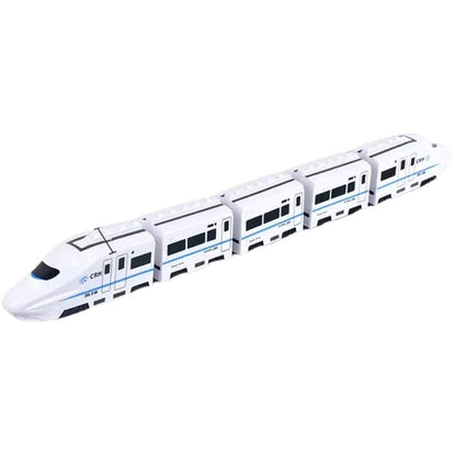 Obstacle-avoiding train – Automatic turning with music & light