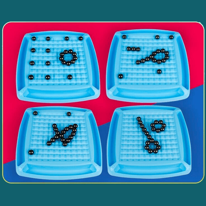 Magnetic checkers – Board game with 20 Magnets