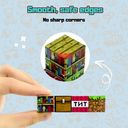 Creative magnetic blocks – Cubes with 8 Magnets for Endless Builds