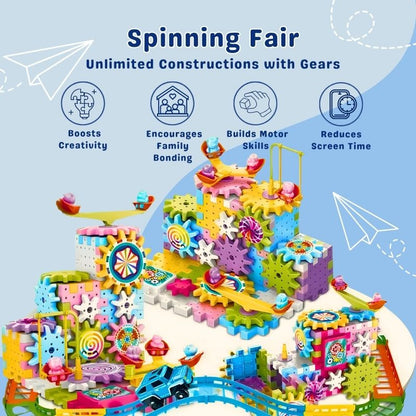 Rotating Park – Gear construction set with Motor