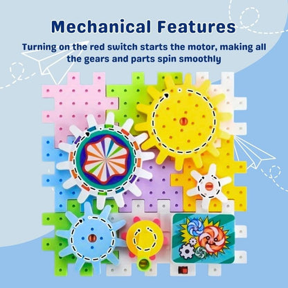 Rotating Park – Gear construction set with Motor