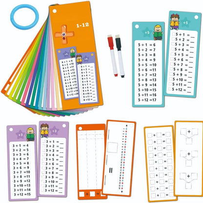 Reusable operations boards – Times tables, division, addition & subtraction 1–12 with Markers