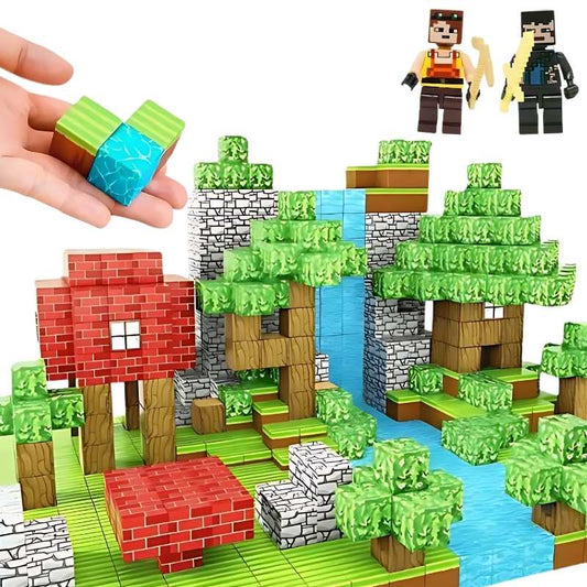 Creative magnetic blocks – Cubes with 8 Magnets for Endless Builds