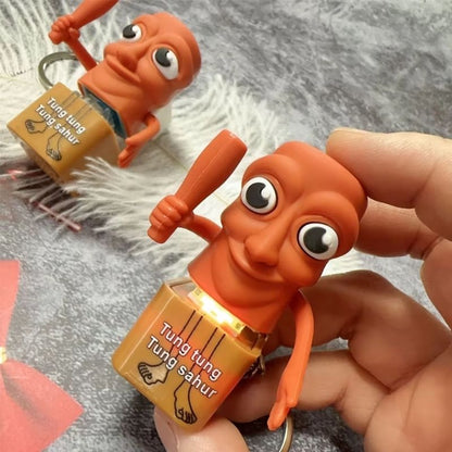 Brainrot Sound Pushers with keychain – Tungtungtung sahur, ballerina capuchina, chimanzini bananini, tralalero...