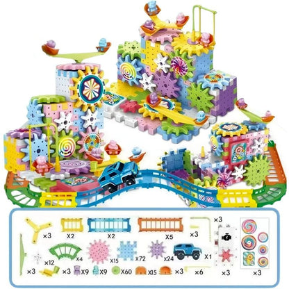 Rotating Park – Gear construction set with Motor