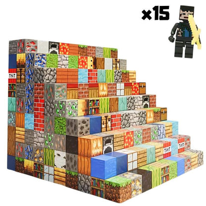 Creative magnetic blocks – Cubes with 8 Magnets for Endless Builds