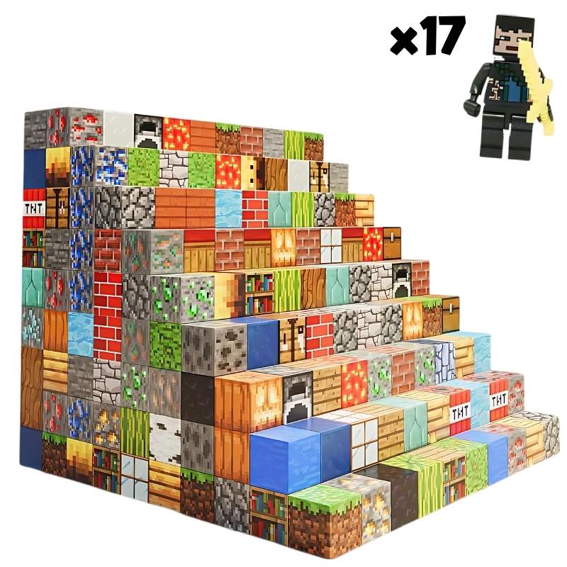 Creative magnetic blocks – Cubes with 8 Magnets for Endless Builds