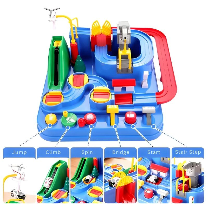 Car Track Controlled with Levers