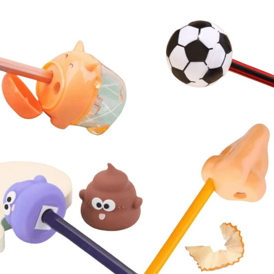 Funny pencil sharpeners – Assorted designs
