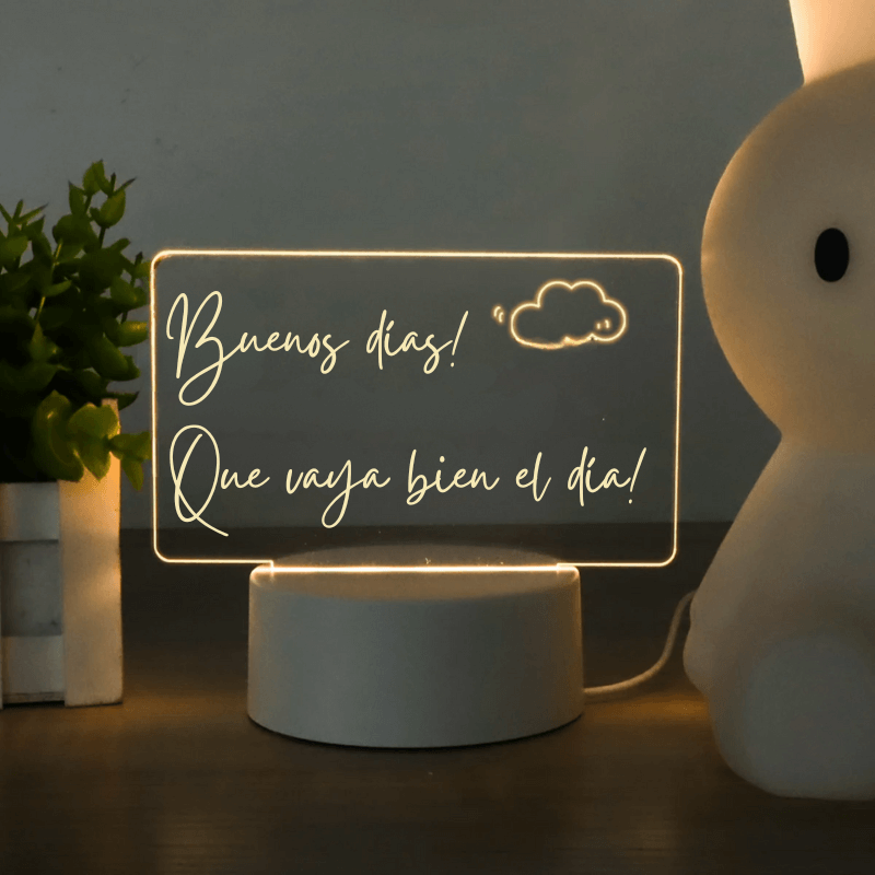 LED bedside writing & drawing board