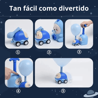 Blow the balloons – Air propulsion game