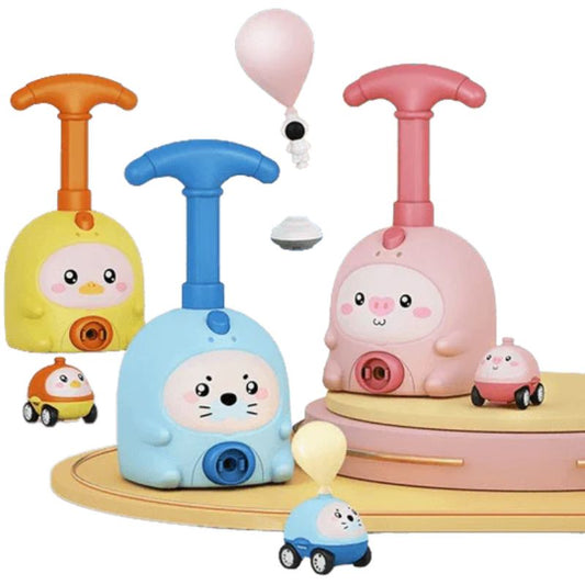 Blow the balloons – Air propulsion game