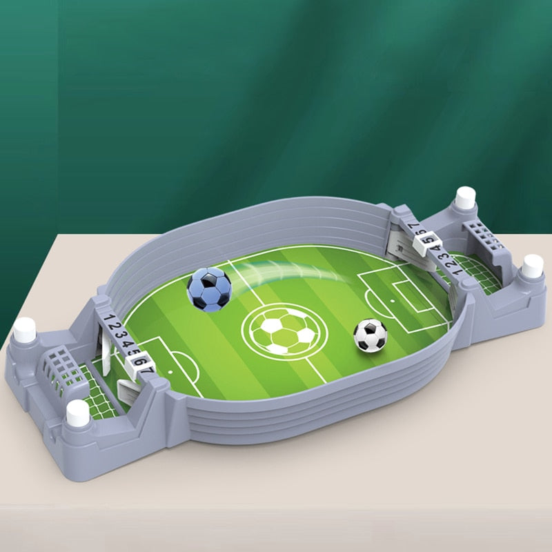 Mini 1‑on‑1 football field – Pinball-style tabletop game (26x13cm)