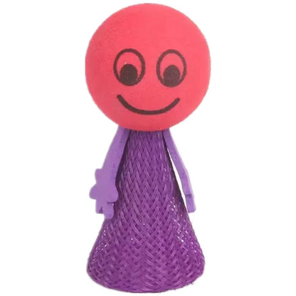 Jumping Mini Figures – 10 Pieces with rubber heads & expressive faces (jump up to 2m!)