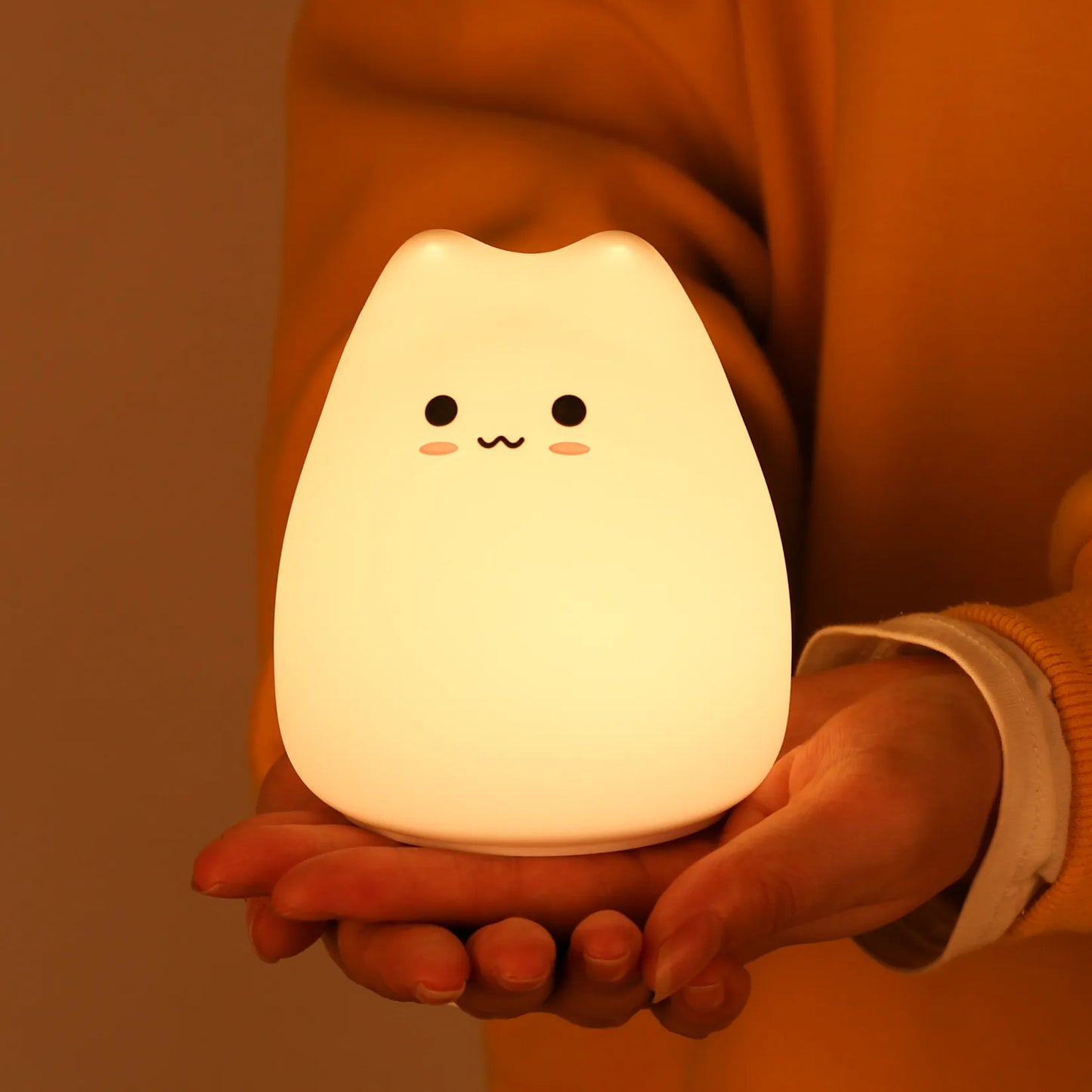 Cute Silicone LED Night Light with 7 Colours