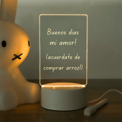 LED bedside writing & drawing board