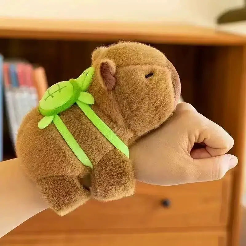 Capybara Plush with Turtle Backpack