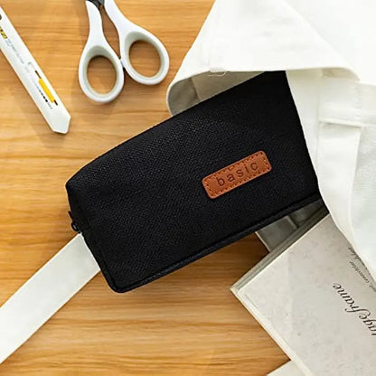 Classic Fabric Pencil Case – 3 Colours