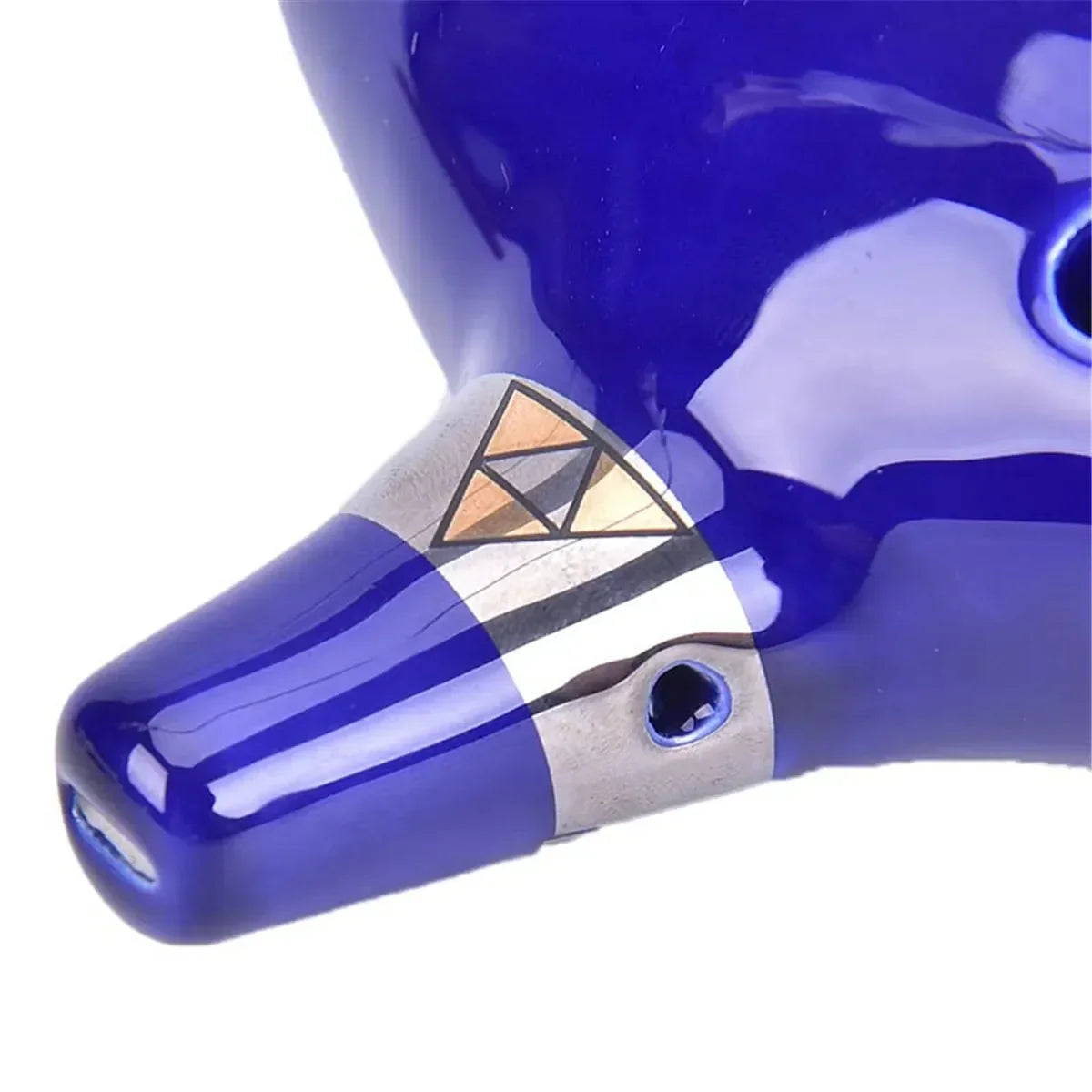 Ocarina – 12‑hole ceramic instrument, complete kit with manual, bag & stand