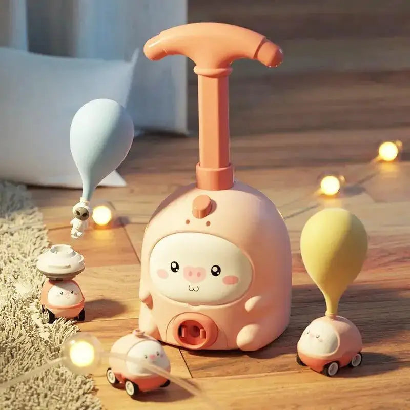 Blow the balloons – Air propulsion game