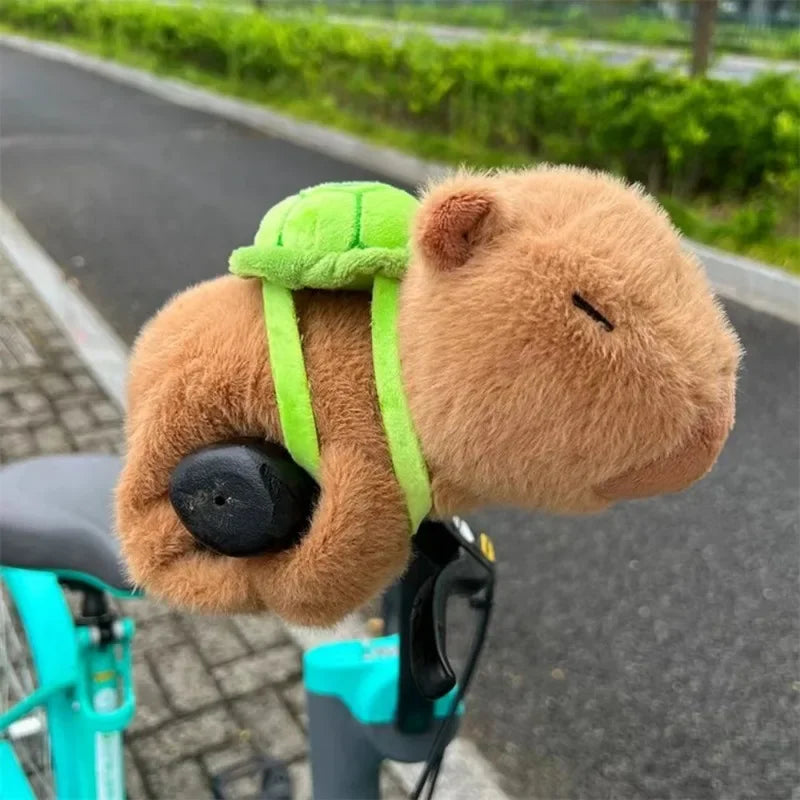 Capybara Plush with Turtle Backpack